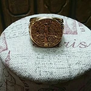 Laylou Men's St. Benedict Ring